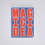 nuuna - GRAPHIC GLOW Notizbuch (A5+) Magic Idea - ROSA ECK - Buch, L,