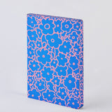 nuuna - GRAPHIC Notizbuch (A5+) Flower Power - ROSA ECK - Buch, L,