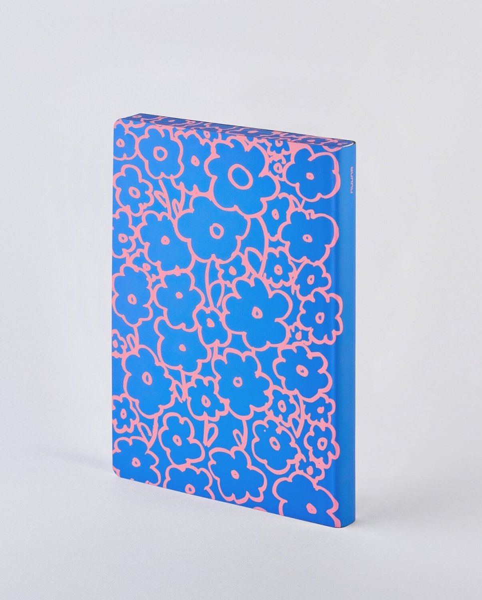 nuuna - GRAPHIC Notizbuch (A5+) Flower Power - ROSA ECK - Buch, L,