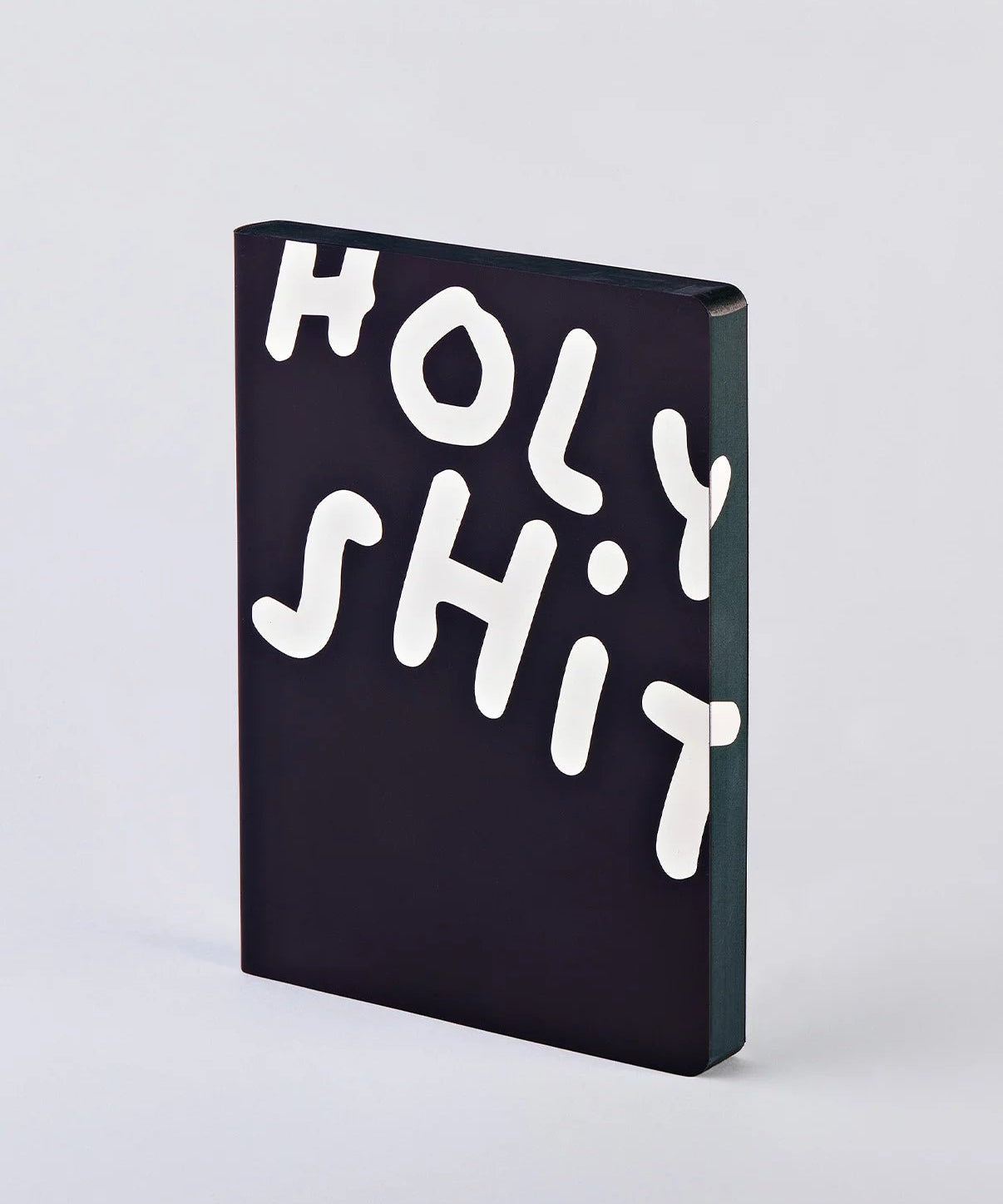 nuuna - GRAPHIC Notizbuch (A5+) Holy Shit - ROSA ECK - L, Schwarz,