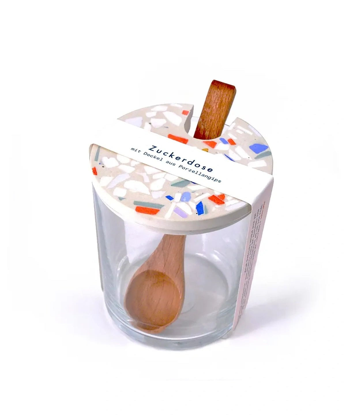 objet vague - BOLD Terrazzo Zuckerdose (366 ml) • Sand - ROSA ECK