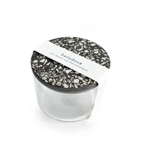 objet vague - Terrazzo Salzdose • Schwarz - Dose - ROSA ECK Concept Store