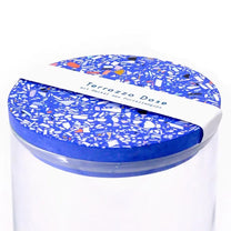 objet vague - Terrazzo Vorratsdose (700 ml) • Blau-Azul - ROSA ECK