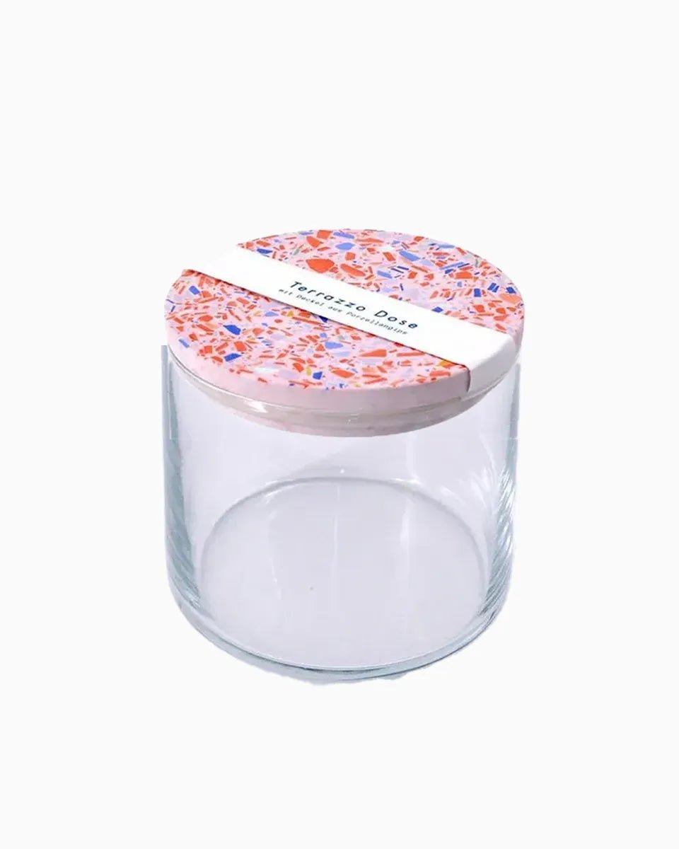 objet vague - Terrazzo Vorratsdose (700 ml) • Rosa - Dose - ROSA ECK Concept Store