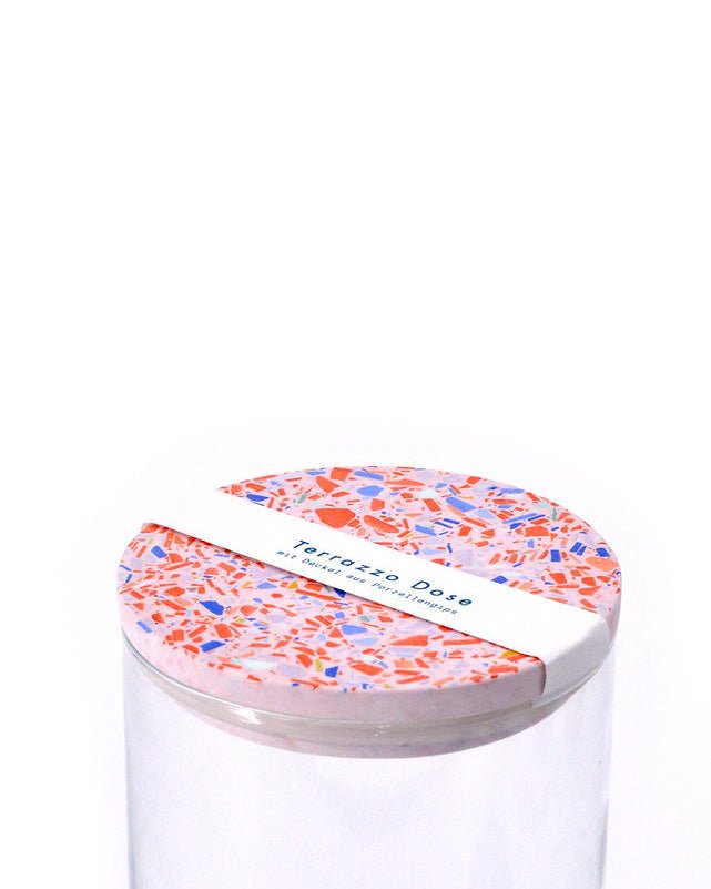 objet vague - Terrazzo Vorratsdose (700 ml) • Rosa - Dose - ROSA ECK Concept Store