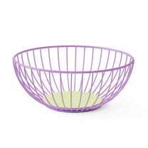 Octaevo - IRIS Obstkorb (⌀ 25 cm) Lila/Limette - ROSA ECK - Lila, ,