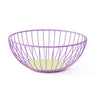 Octaevo - IRIS Obstkorb (⌀ 25 cm) Lila/Limette - ROSA ECK - Lila, ,