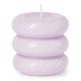 Octaevo - TEMPLO Kerze | Pale Lilac - ROSA ECK - Lila, ,