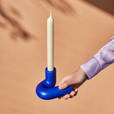 Octaevo - TEMPLO Kerzenhalter | Dark Blue - ROSA ECK - Blau, ,