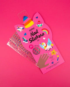 OMY - LILY Nail Art Sticker mit Einhörnern - Nail Art Sticker - ROSA ECK Concept Store
