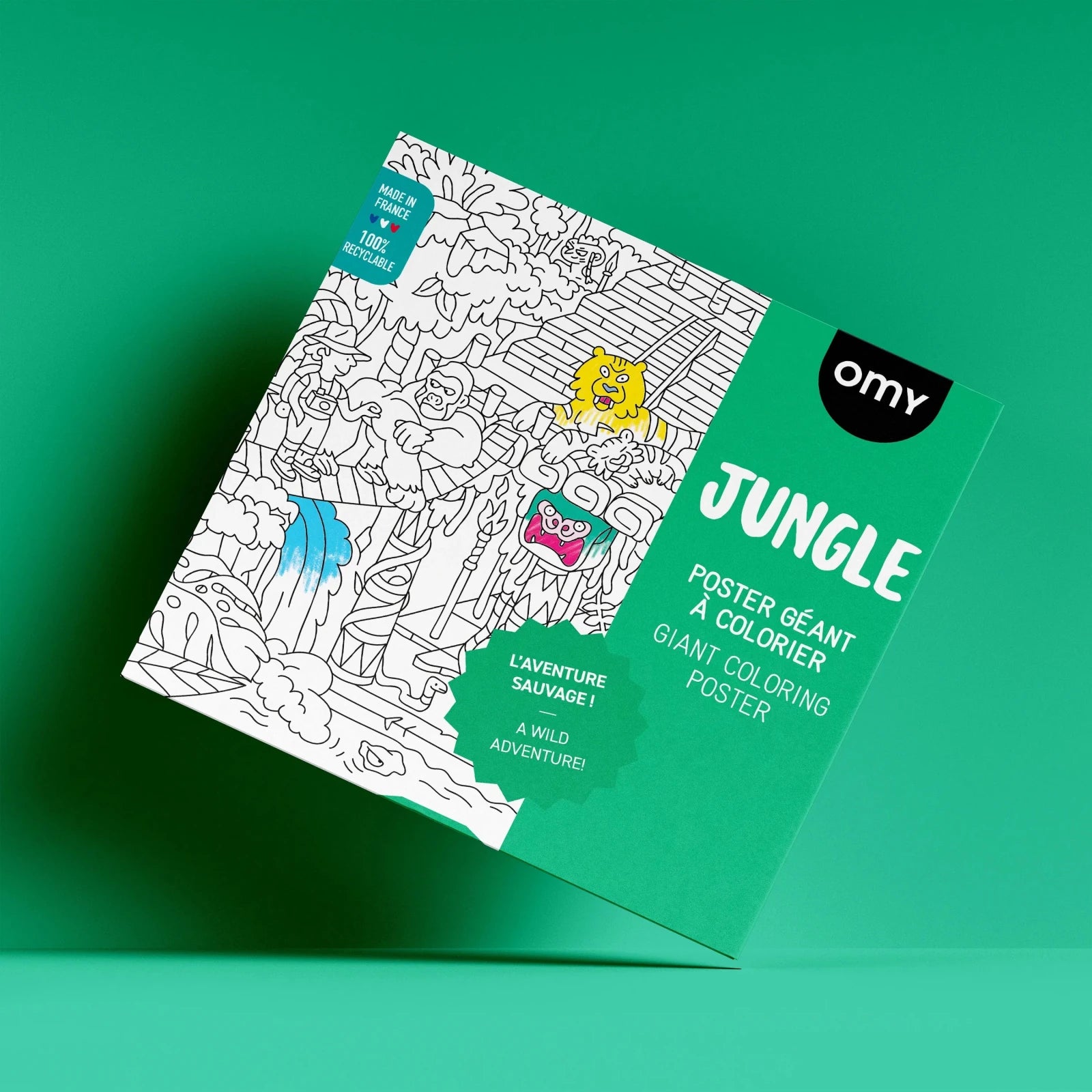 OMY - Riesenposter • Jungle - ROSA ECK