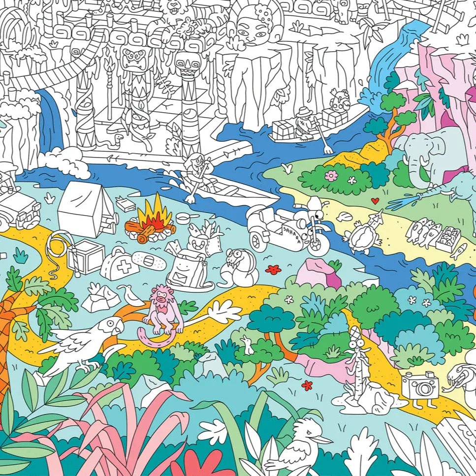 OMY - Riesenposter • Jungle - ROSA ECK