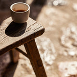 onomao - KLASSIK Espressobecher Schneeweiß - ROSA ECK - Weiß, ,