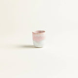onomao - TRADITIONELL Espressobecher Rosé Dipped - ROSA ECK - Becher, Rosa,