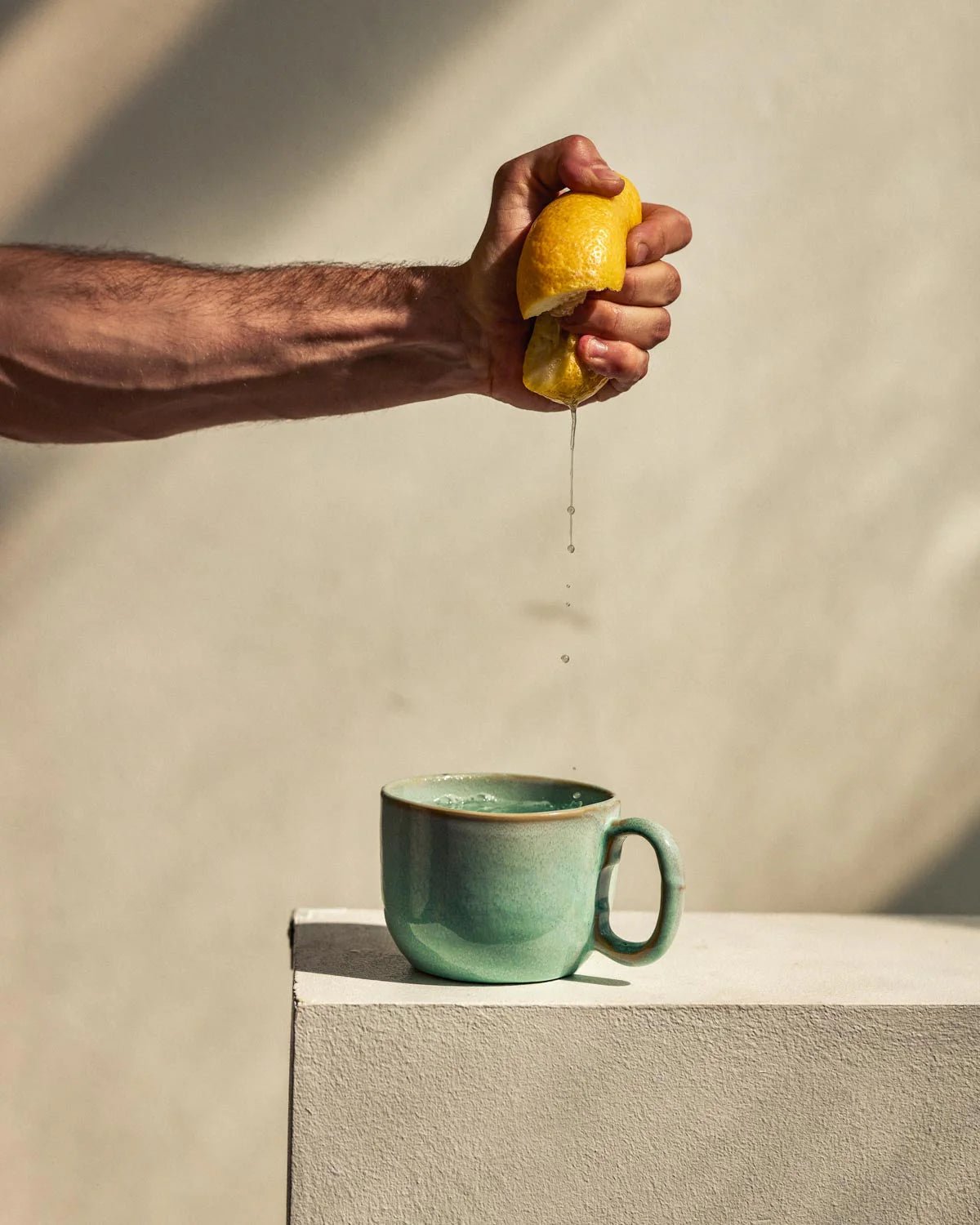 onomao - TRADITIONELL Große Tasse (550 ml) Türkis - ROSA ECK - Türkis, ,