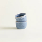 onomao - TRADITIONELL Kleiner Becher (150 ml) • Graublau - Kaffee - und Teetasse - ROSA ECK Concept Store