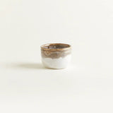 onomao - TRADITIONELL Kleiner Becher • Steingrau Dipped - Kaffee - und Teetasse - ROSA ECK