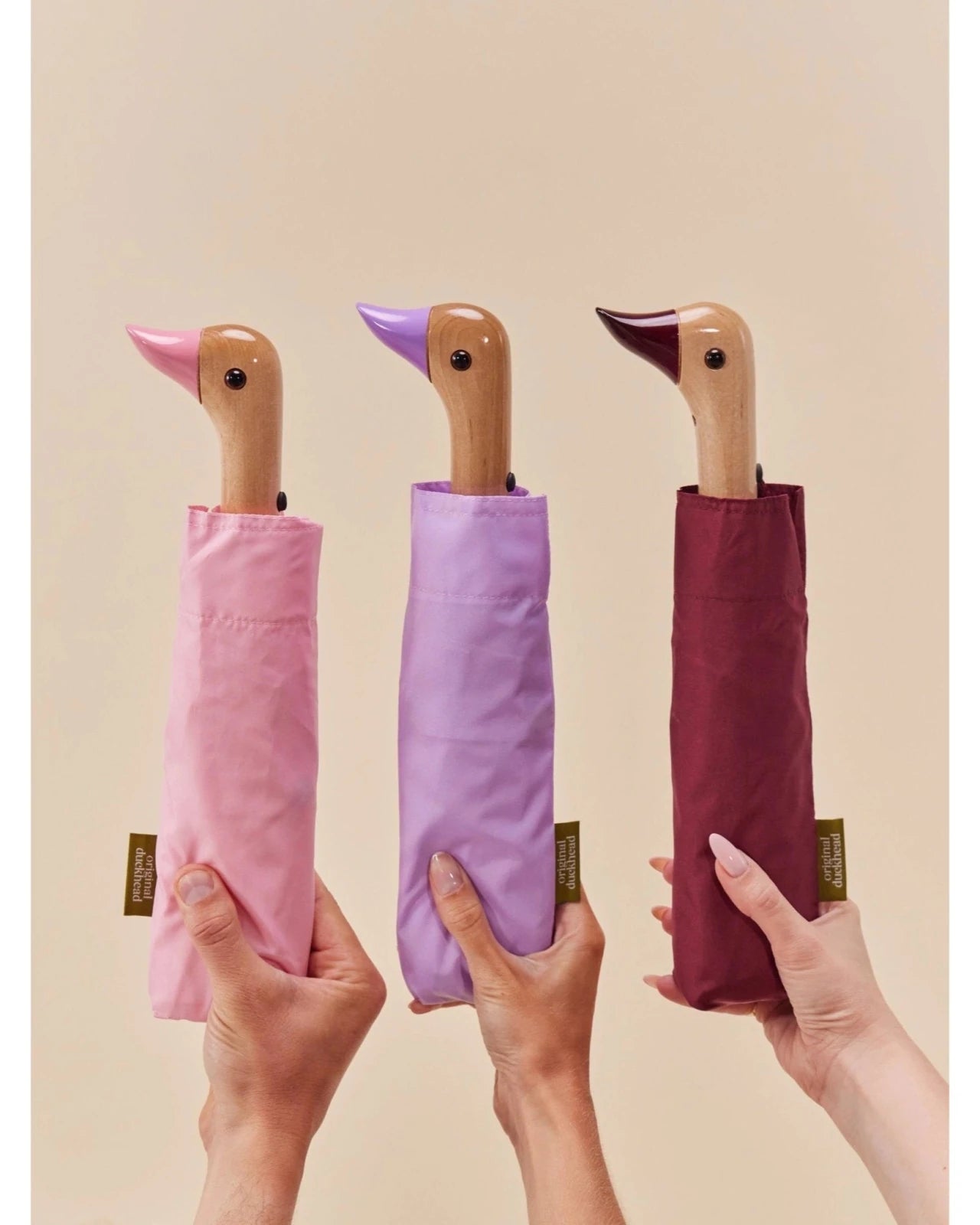 Original Duckhead - Regenschirm mit Entenkopf • Barbie Pink - ROSA ECK
