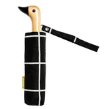 Original Duckhead - Regenschirm mit Entenkopf • Black Grid - ROSA ECK