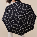 Original Duckhead - Regenschirm mit Entenkopf • Black Grid - Regenschirm - ROSA ECK Concept Store