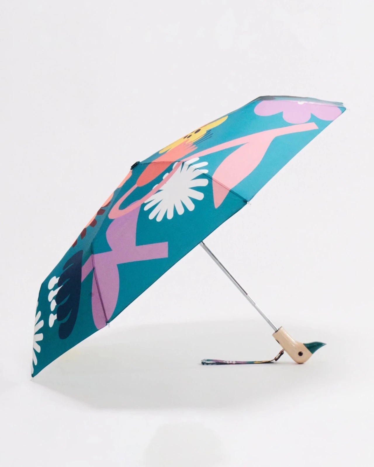 Original Duckhead - Regenschirm mit Entenkopf • Bloom Blue - ROSA ECK