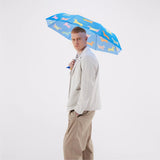 Original Duckhead - Regenschirm mit Entenkopf • Blue Dachshund - ROSA ECK