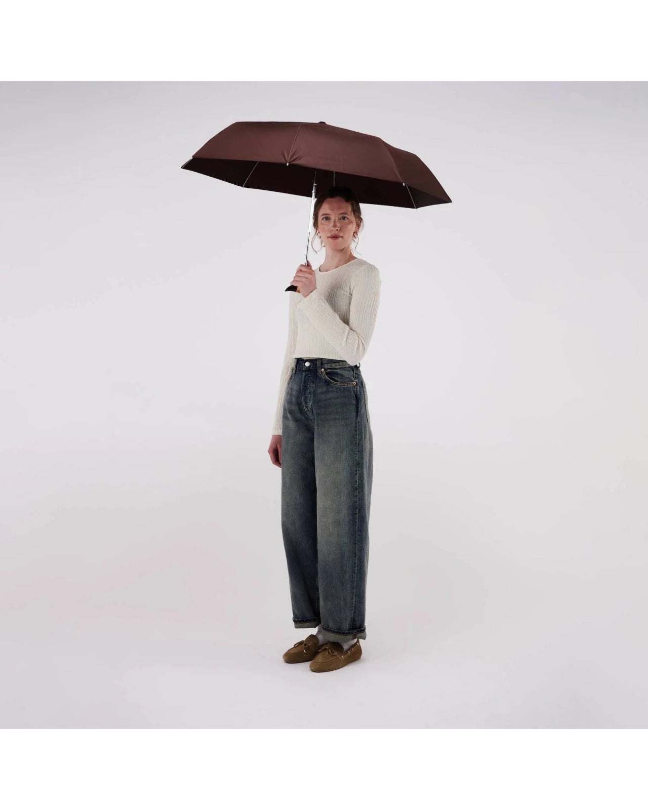 Original Duckhead - Regenschirm mit Entenkopf • Espresso Brown - ROSA ECK