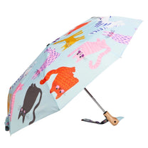 Original Duckhead - Regenschirm mit Entenkopf • Ice Arty Cats - ROSA ECK