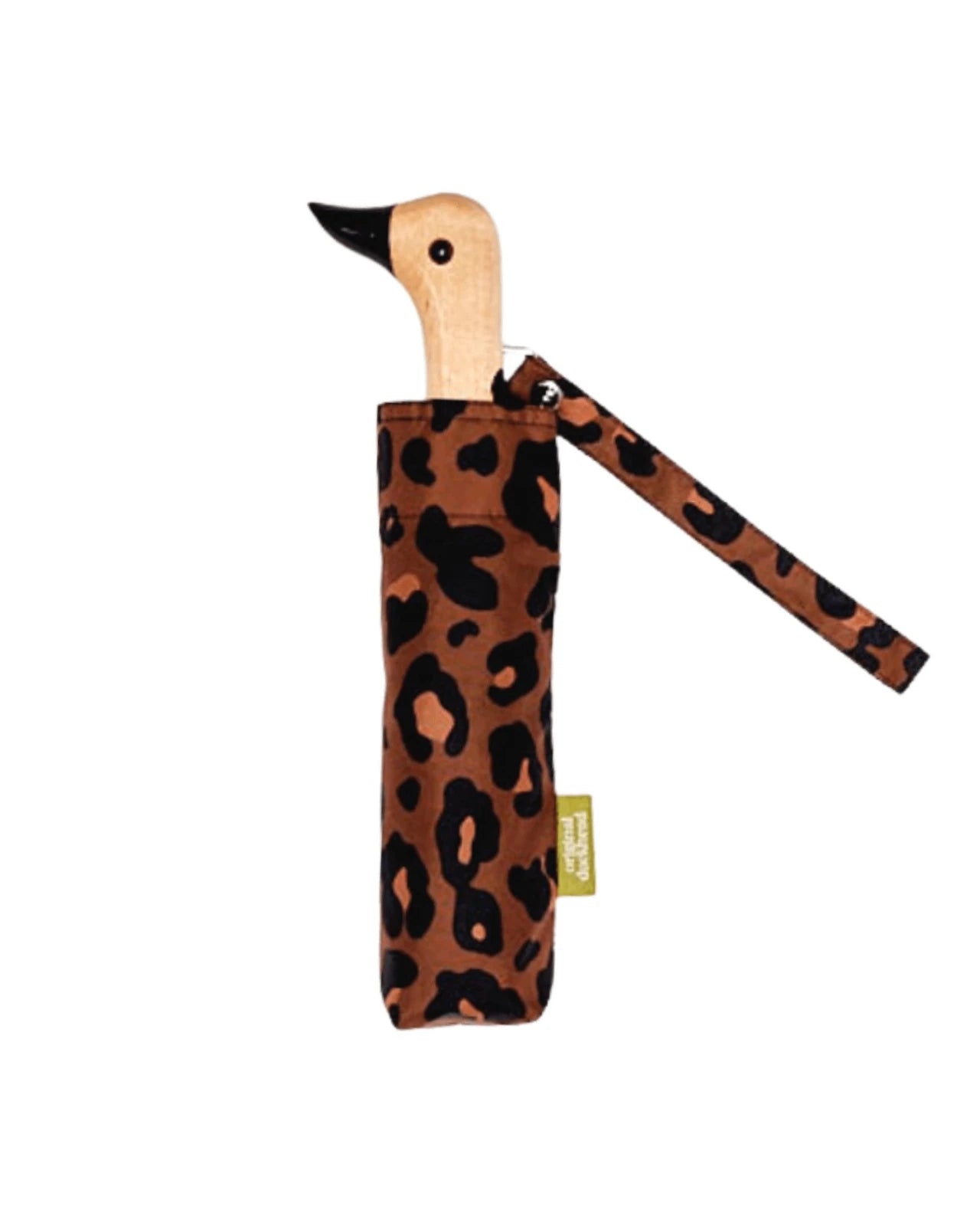 Original Duckhead - Regenschirm mit Entenkopf • Leopard - ROSA ECK