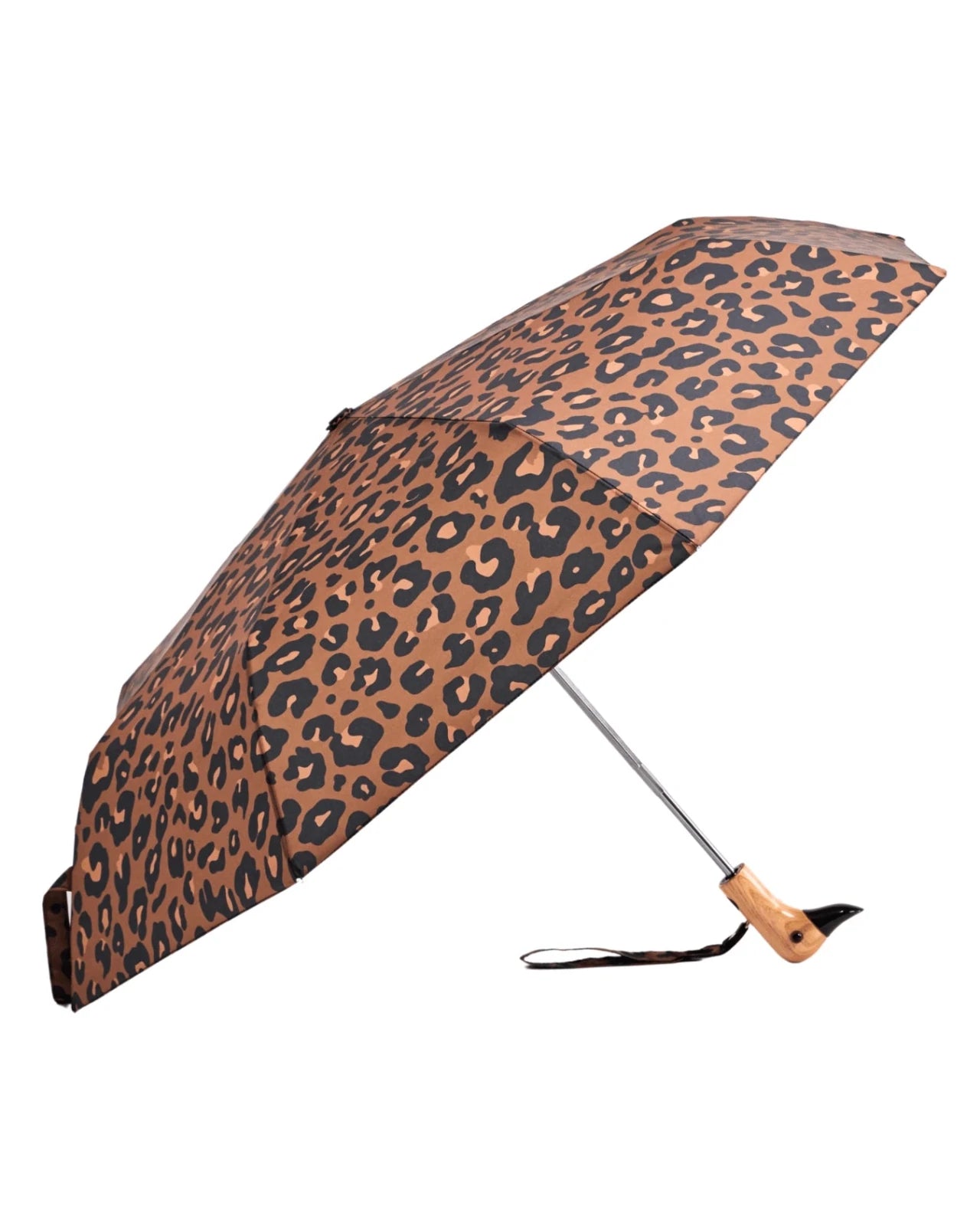 Original Duckhead - Regenschirm mit Entenkopf • Leopard - ROSA ECK
