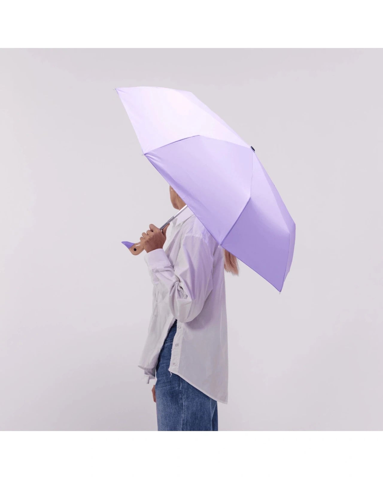 Original Duckhead - Regenschirm mit Entenkopf • Lilac - ROSA ECK