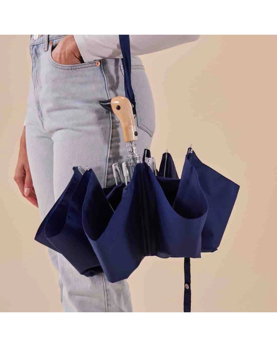 Original Duckhead - Regenschirm mit Entenkopf • Navy - ROSA ECK