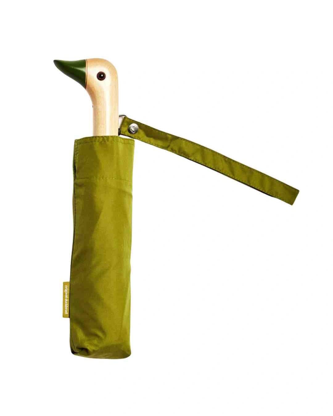 Original Duckhead - Regenschirm mit Entenkopf • Olive - ROSA ECK