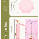 Regenschirm mit Entenkopf • Barbie Pink