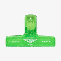 Penco - CLAMPY Große Papierklammer • Glitter Light Green - ROSA ECK