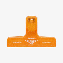 Penco - CLAMPY Große Papierklammer • Glitter Orange - ROSA ECK