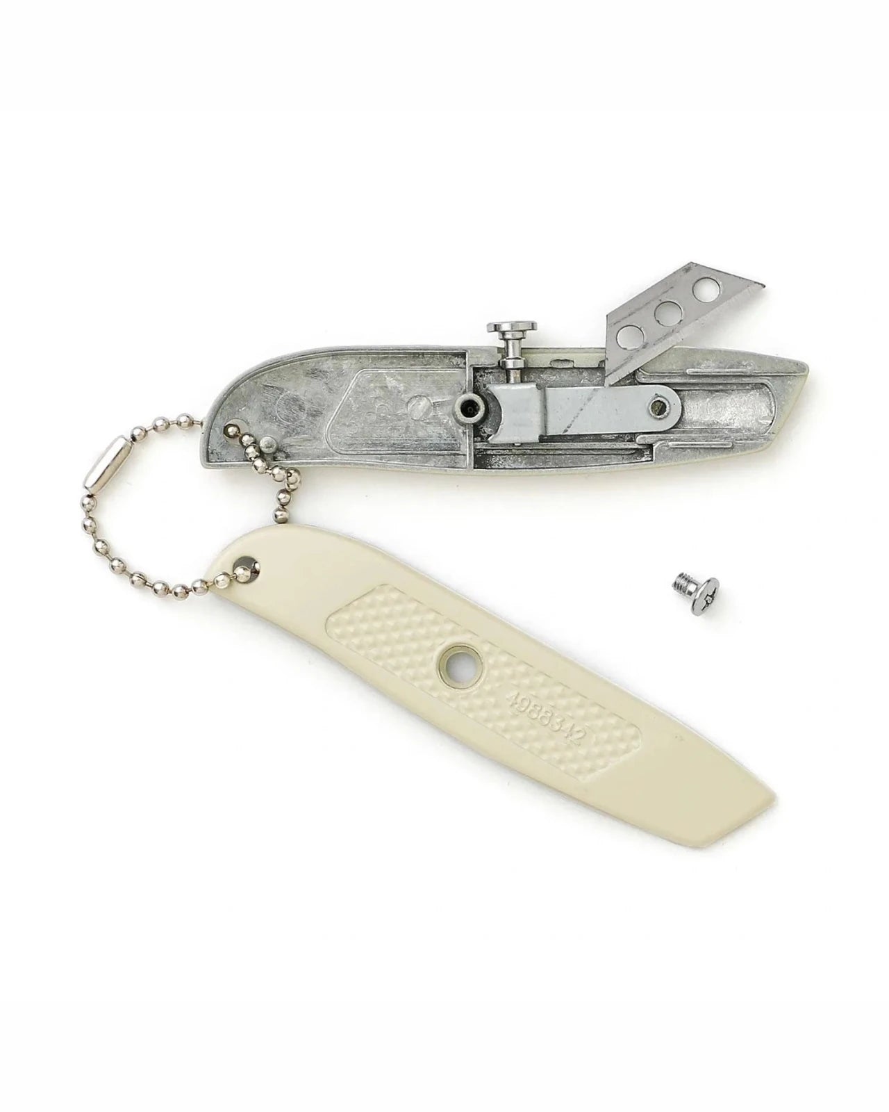 Penco - Cutter Schlüsselanhänger • Ivory - ROSA ECK