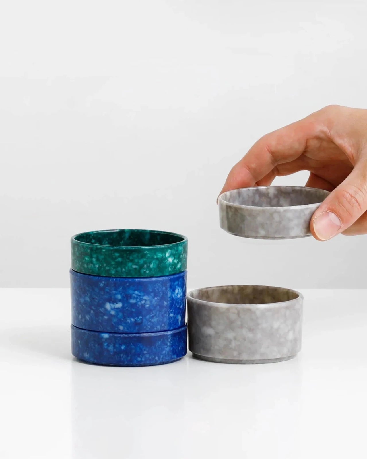 Penco - Stapelbare Ablageschale (S) • Dark Green - ROSA ECK