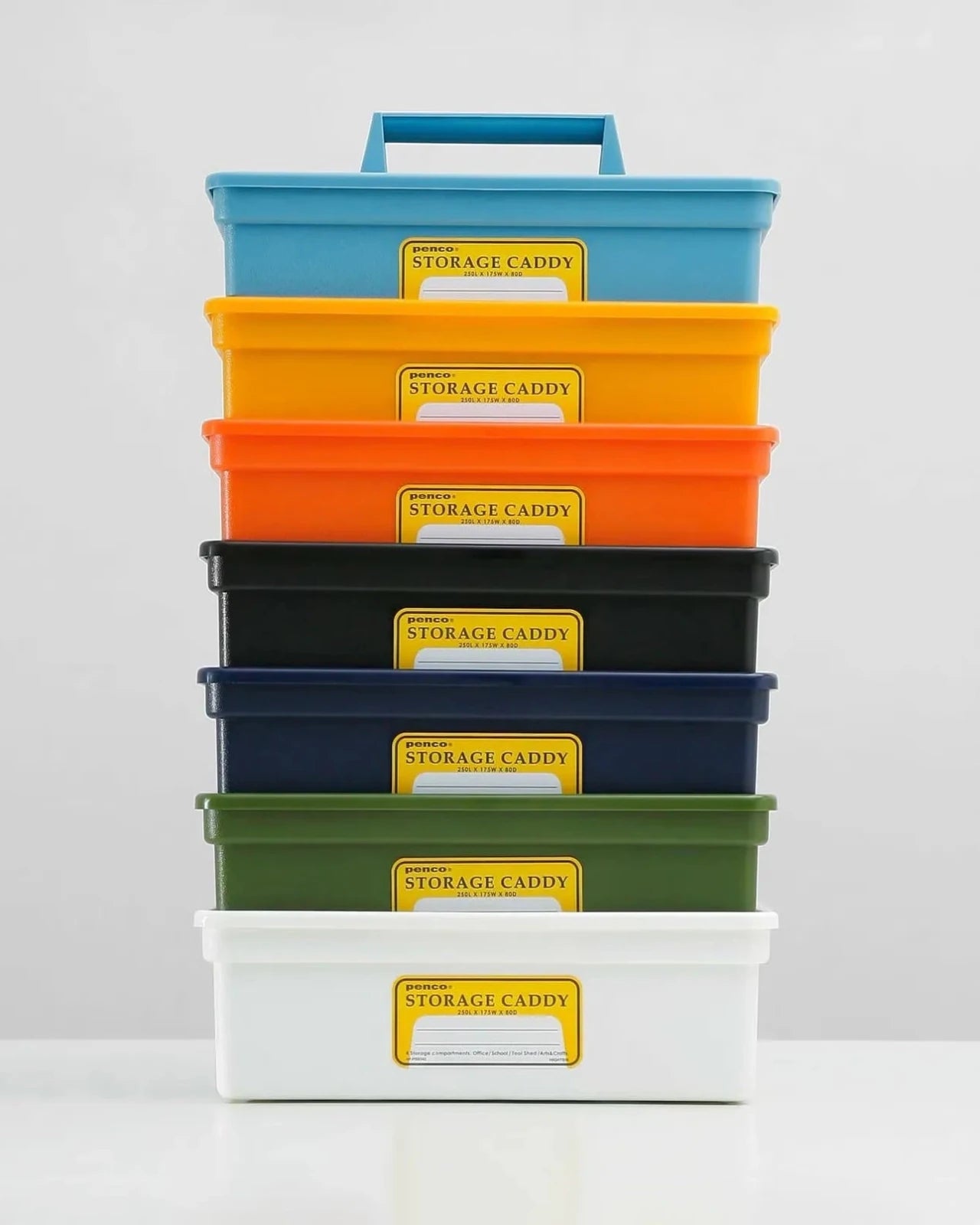 Penco - Storage Caddy (L) zur Aufbewahrung • Yellow - ROSA ECK
