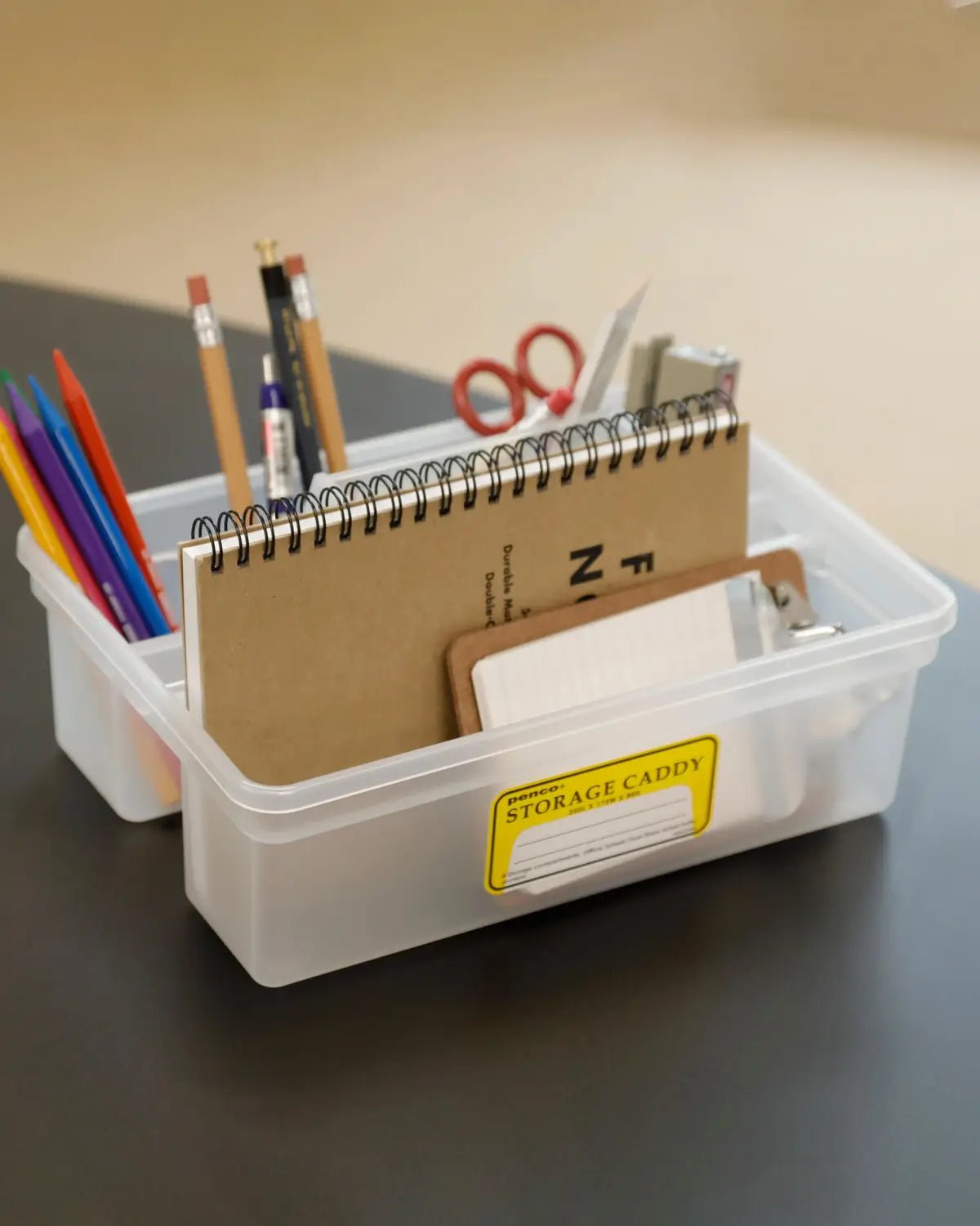 Penco - Storage Caddy (L) zur Aufbewahrung • Yellow - ROSA ECK