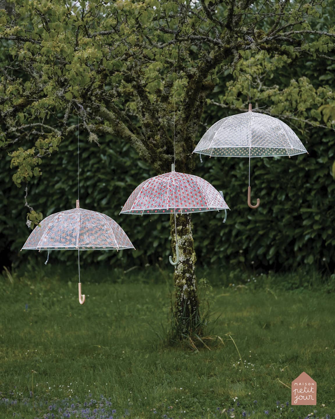 Petit Jour Paris - Kinder-Regenschirm • Blümchen - ROSA ECK