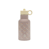 Petit Jour Paris - Kinder-Trinkflasche aus Edelstahl (350 ml) • Blümchen, Lila - ROSA ECK