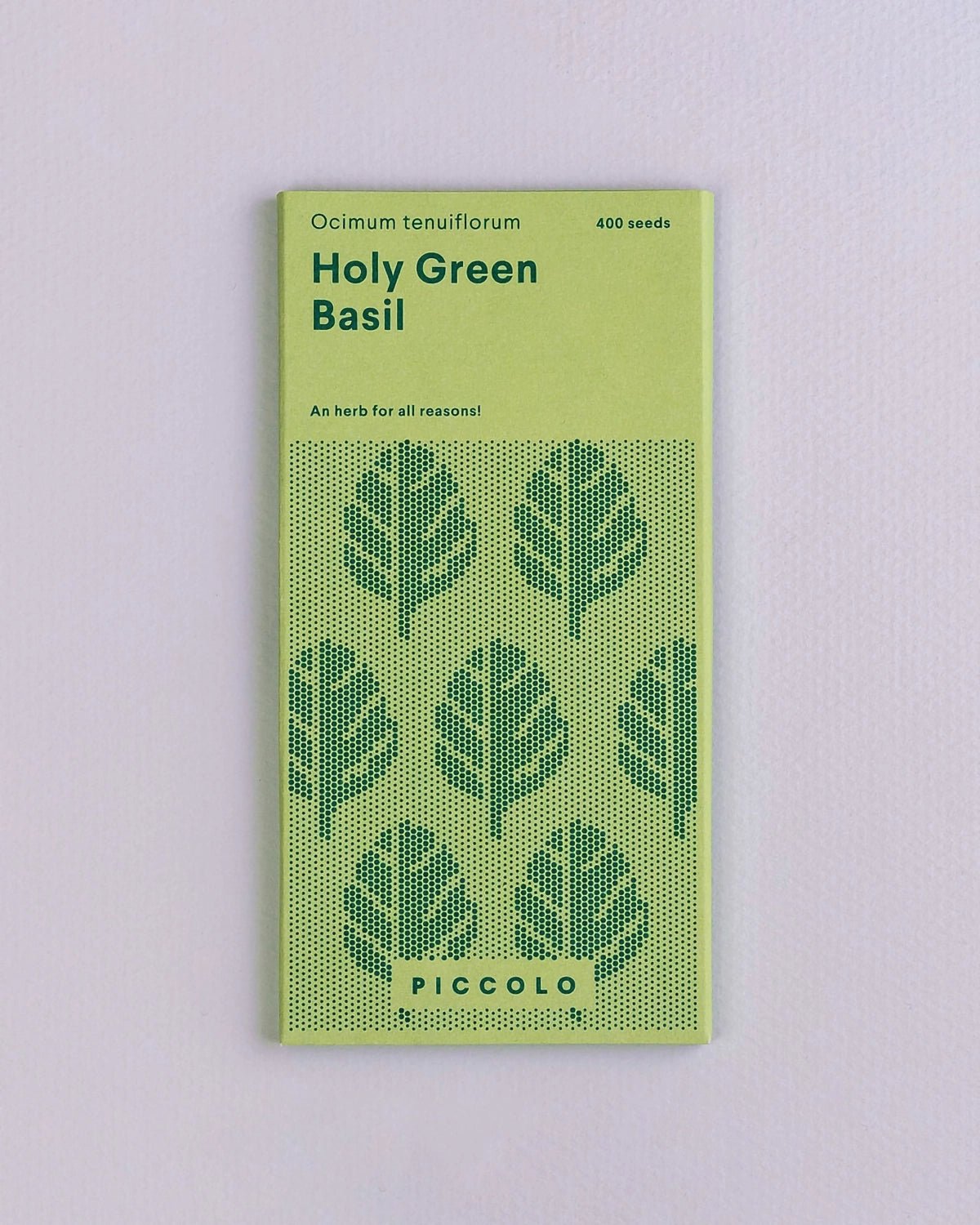 Piccolo Seeds - BASIL Holy Green Saatgut für Basilikum - Saatgut - ROSA ECK Concept Store