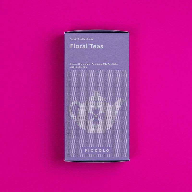 Piccolo Seeds - Saatgut - Set für Kräutertee • Floral Teas - ROSA ECK