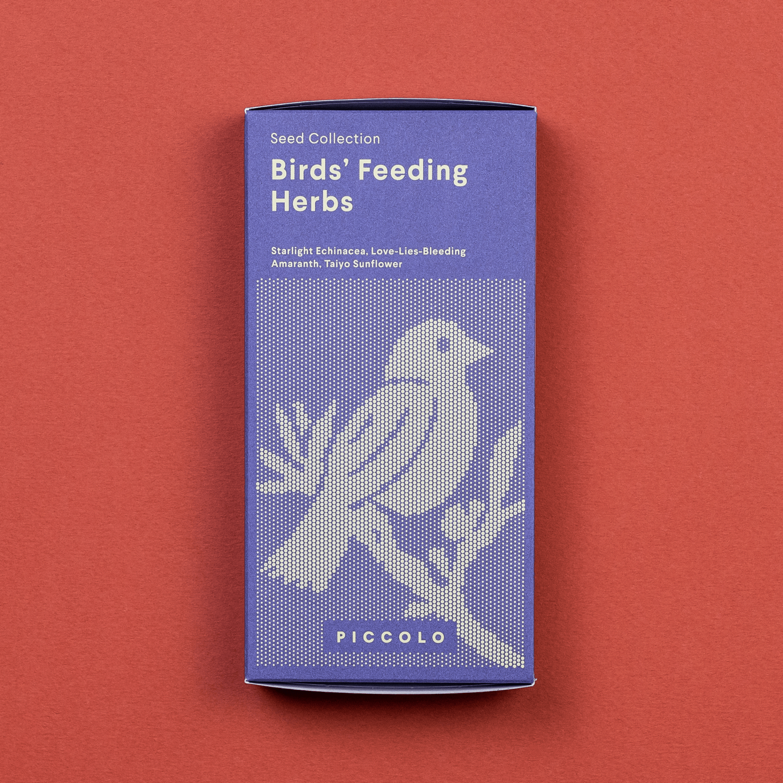 Piccolo Seeds - Saatgut - Set für Vogelfutterpflanzen • Birds’ feeding herbs - ROSA ECK