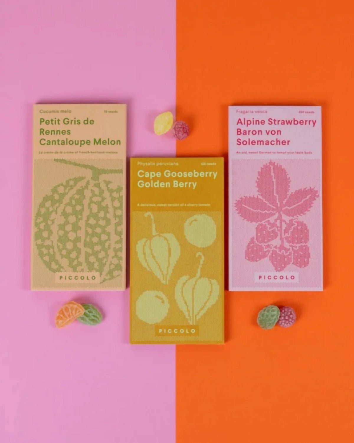Piccolo Seeds - UNUSUAL FRUITS Saatgut - Set für Früchte - Saatgut - ROSA ECK Concept Store
