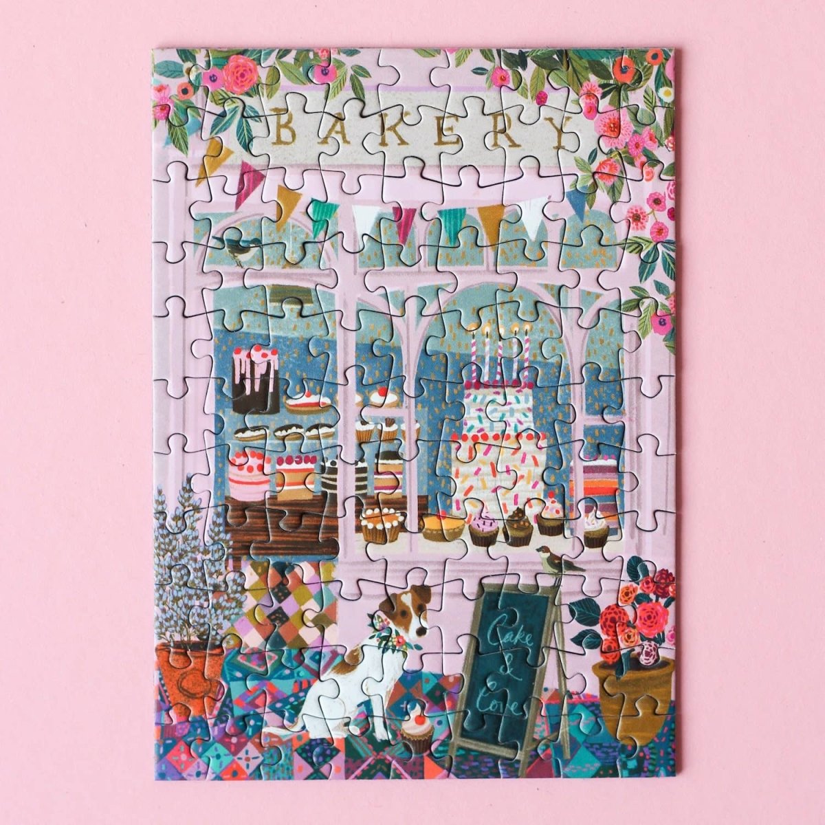 Piecely Puzzles - CAKE & LOVE Mini - Puzzle - ROSA ECK - , ,