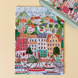 Piecely Puzzles - COPENHAGEN Mini - Puzzle - ROSA ECK