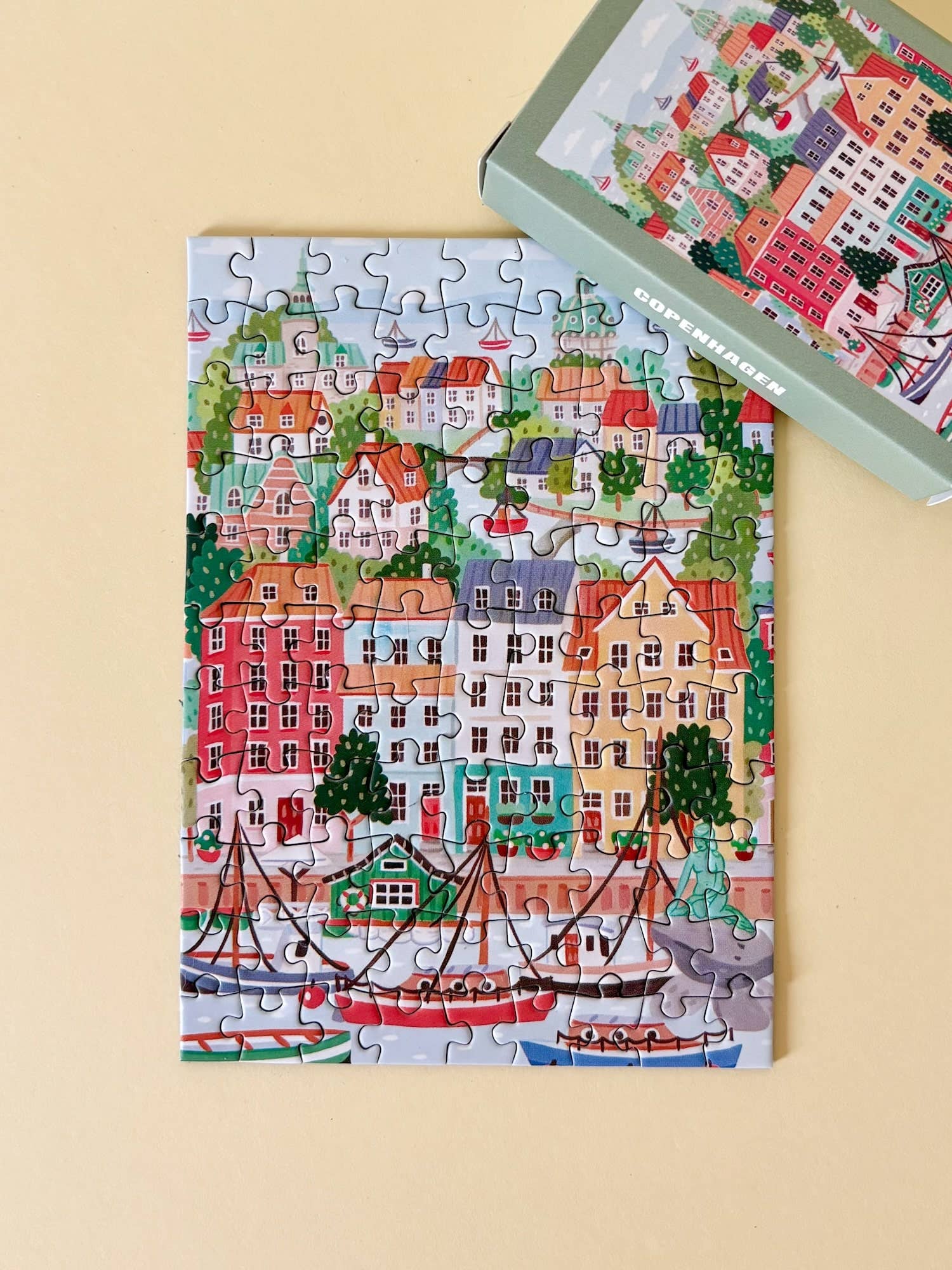 Piecely Puzzles - COPENHAGEN Mini - Puzzle - ROSA ECK