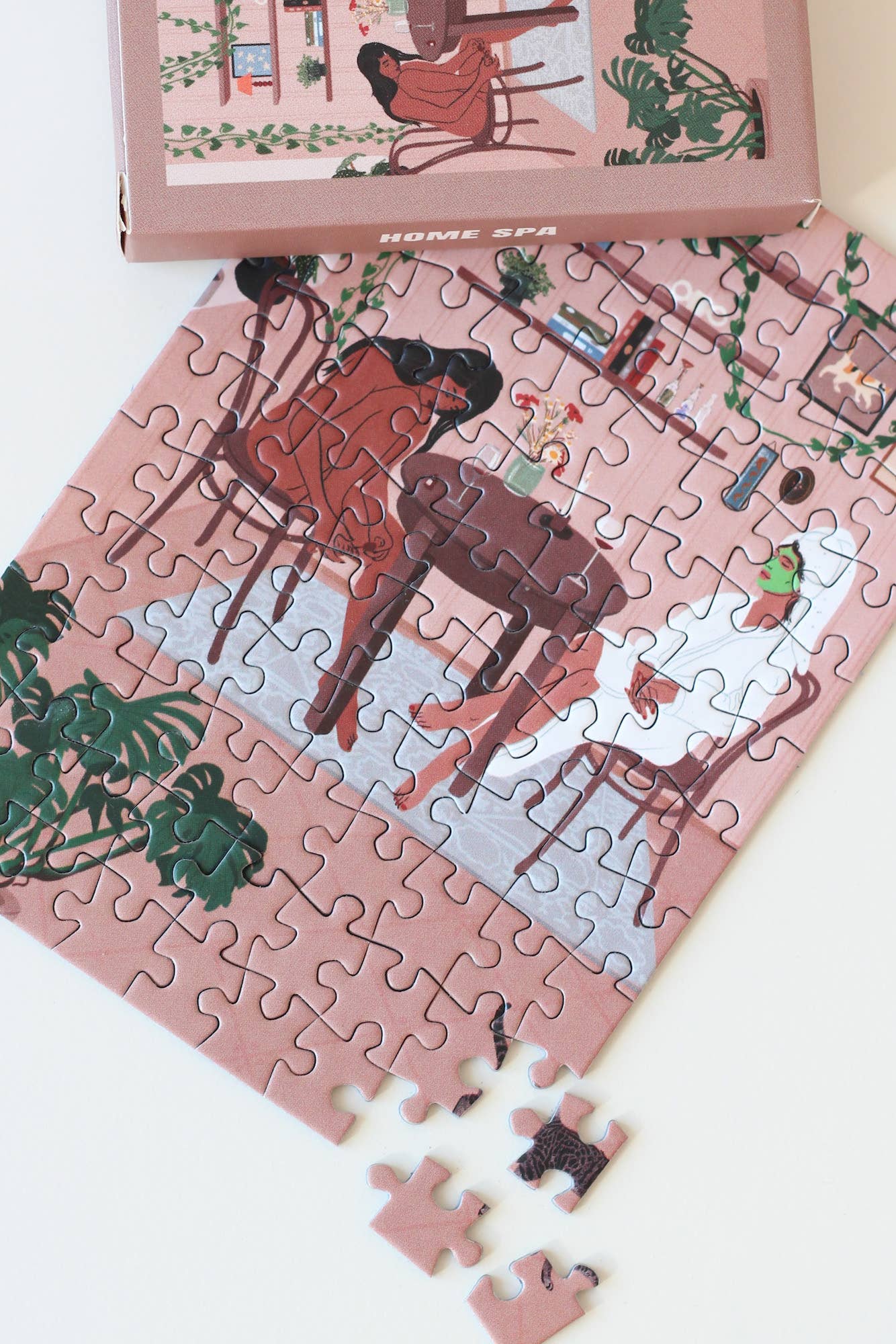 Mini-Puzzle Home Spa, 99 Teile - ROSA ECK Concept Store